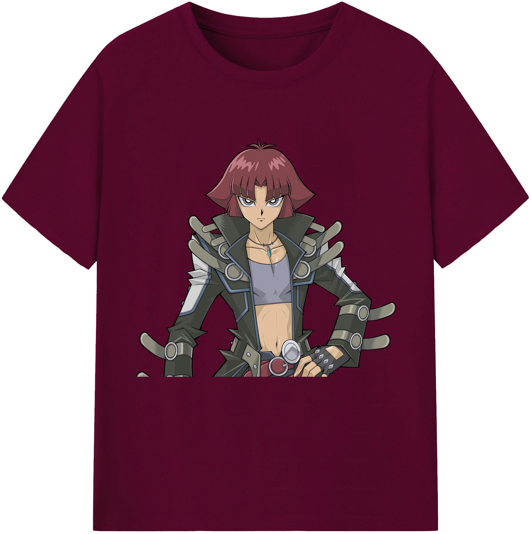 （画像用） 遊☆戯☆王 Yu-Gi-Oh! レディースカジュアルプリントTシャツ（綿100％）